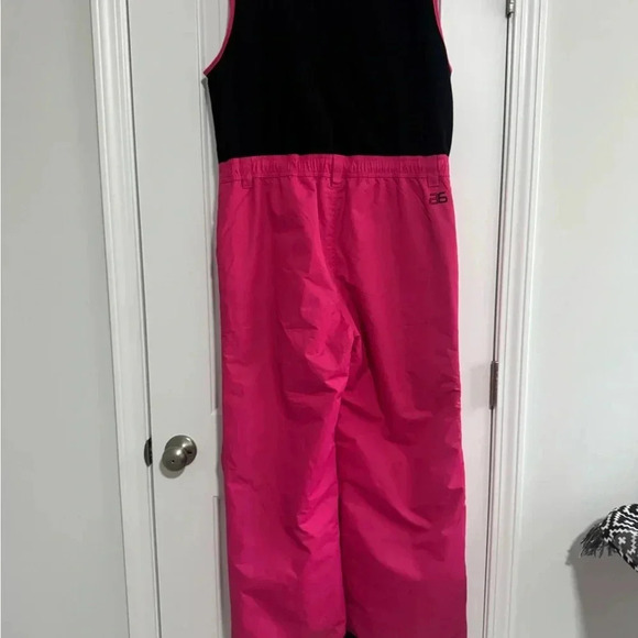 Arctix Insulated Bib Overalls Ski Snow Pants Pink/Black Large Youth /Small Women - Picture 3 of 7